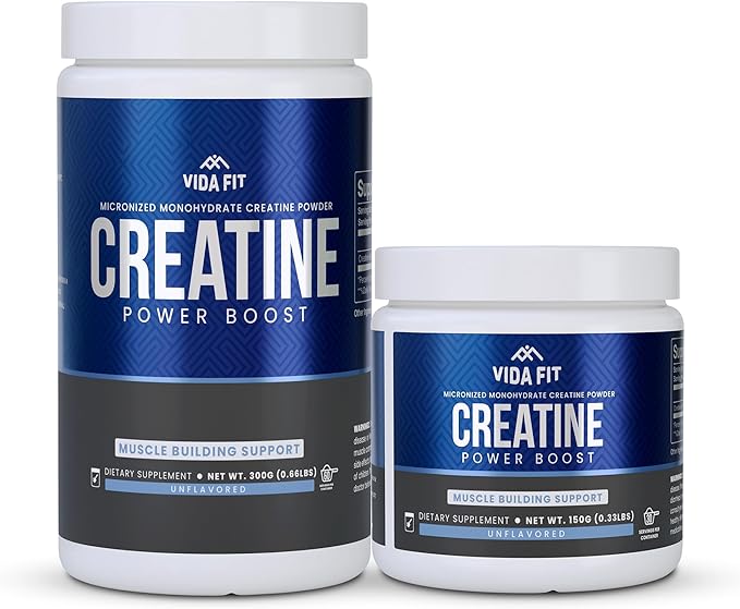 Creatine Monohydrate Micronized Powder – Vegan Unflavoured NSF Certified – Pure Pre-Wokout &amp Recovery Supplement – 30 Servings (150g) and 60 Servings (300g) – for Men &amp Women