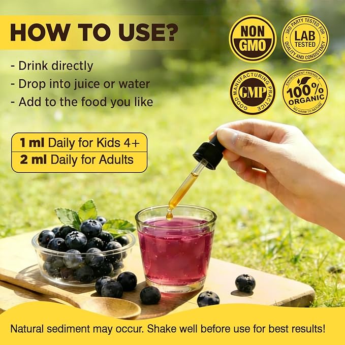 Liposomal Zinc Copper Liquid Drops 50mg Zinc Picolinate with Copper Selenium Vitamin C&ampD3 for Immune &amp Thyroid Support Fast-Absorbing Mineral Supplements for Men &amp Women Blueberry 4