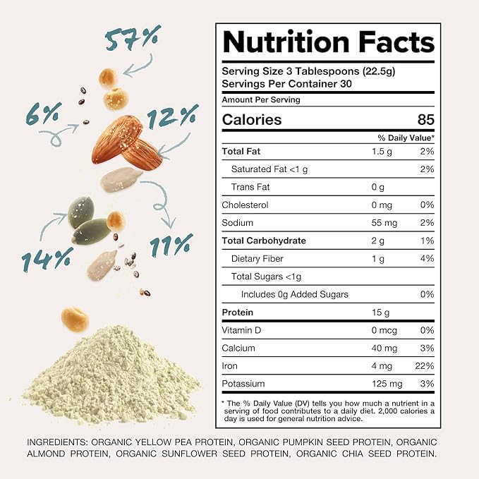 Complement Unflavored Protein &amp Creatine Bundle – Plant-Based Protein Powder and Creatine Monohydrate for Enhanced Muscle Performance