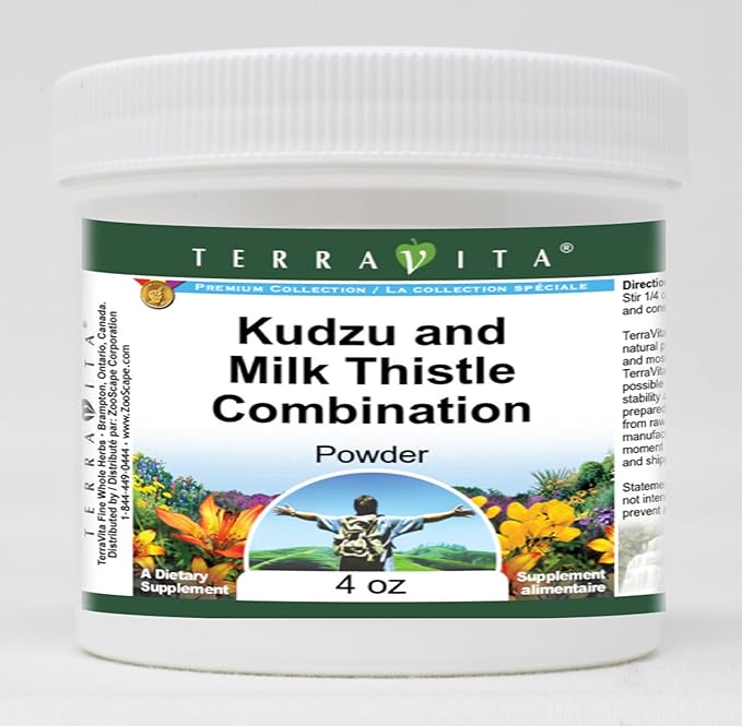 Kudzu and Milk Thistle Combination Powder (4 oz ZIN: 513433) - 3 Pack