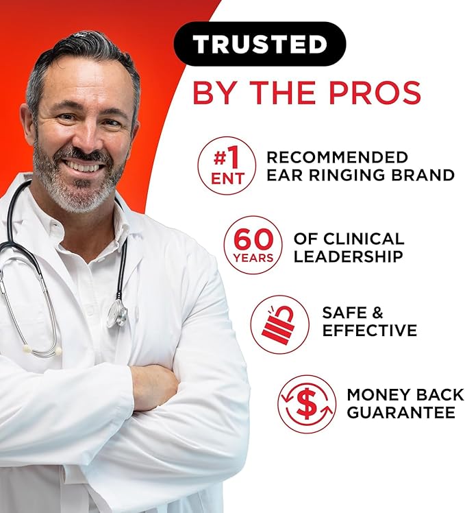Lipo-Flavonoid Ear Ringing - Doctor-Recommended for Ringing Ears - Clinically Proven Lemon Bioflavonoid Complex with Vitamins C B1 B2 B6 B12 &amp Calcium - 150 Caplets