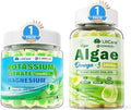 Omega 3 Gummies 2200mg Potassium Citrate Gummies 1666mg for Adults 2 Pack