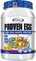 Gaspari Nutrition Proven Egg Fruity Cereal 100% Egg White Protein 25g Protein Keto Friendly Dairy and Lactose Free Soy Free (2 lbs Fruity Cereal)
