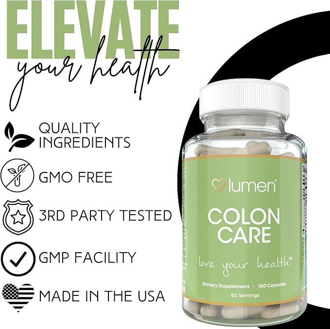 Lumen Naturals Colon Care Parent (180 Count (Pack of 1))