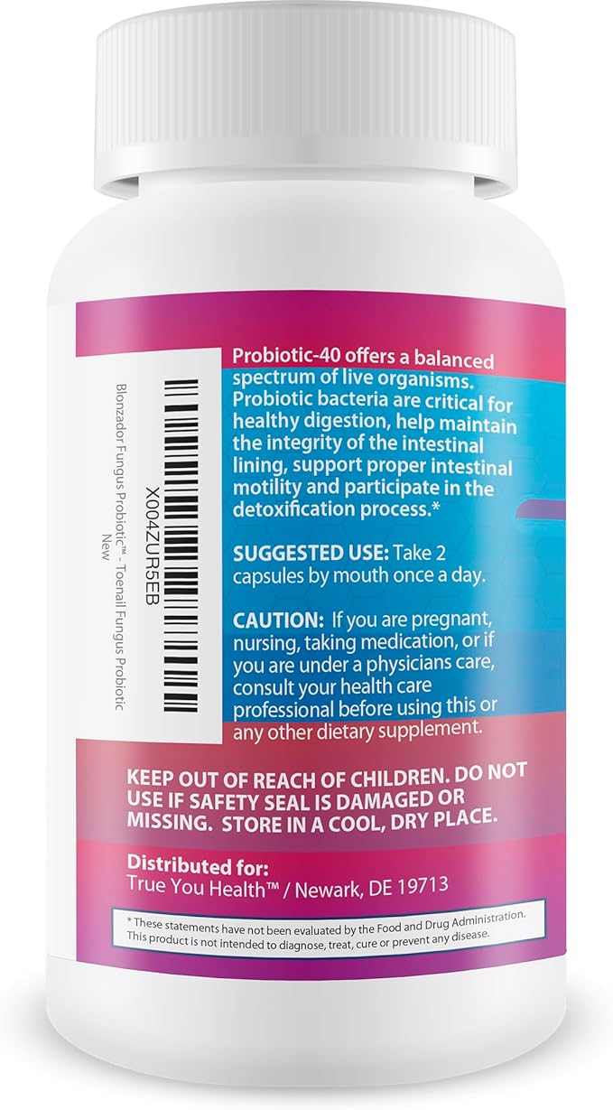 Blonzador Fungus Probiotic - Our Best Candida &amp Toenail Fungus Probiotic for Clear Nails - Candida Overgrowth 11 Strain Probiotics Nail Fungal Pills - Probiotics Immune Support Toenail Fungi