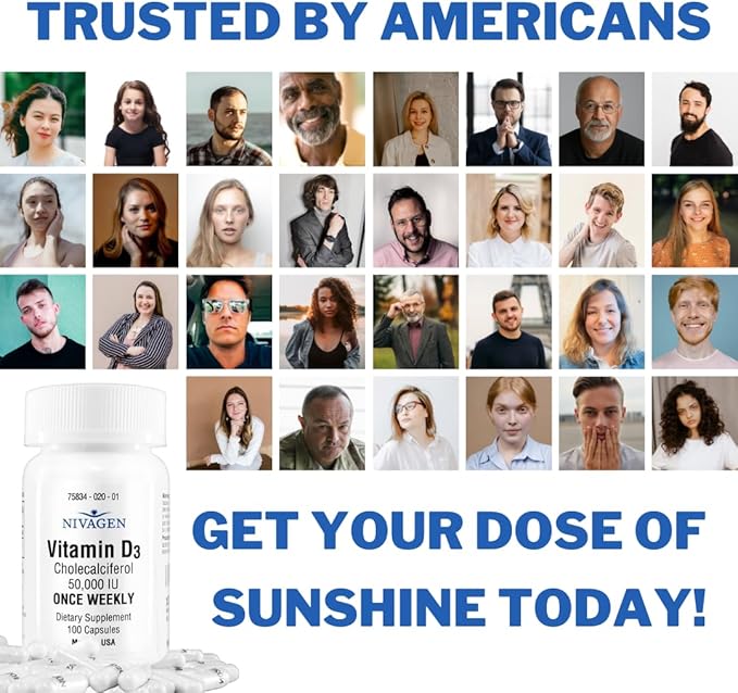 Vitamin D2 Liquid Drops (Ergocalciferol) 400 IU - 60ml (8000 USP 1200 Servings) + Vitamin D3 50000 IU Capsules (100 Count)