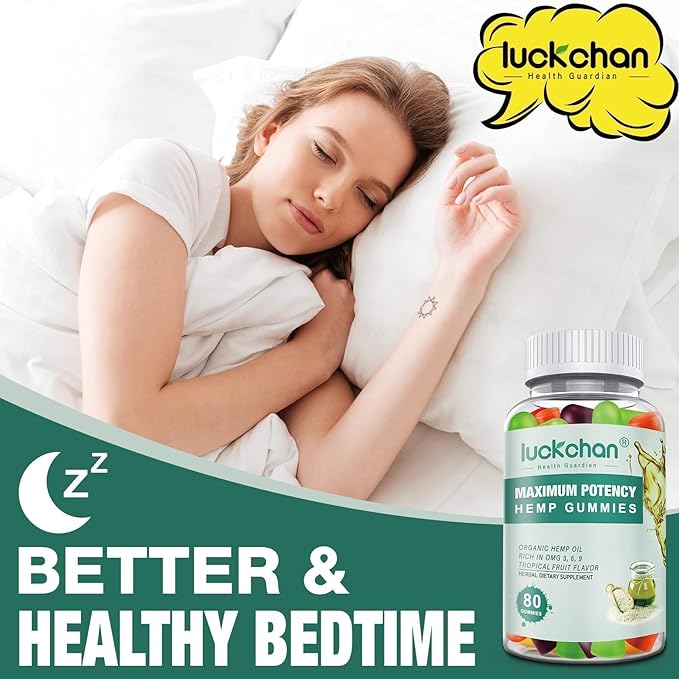 Hemp Gummies for Sleep Pain Anxiety - Pure Extra Strength Organic Hеmp Oil Gummies - 100% Natural Bear High Potency Hemp Gummy for Adults (2 Packs)