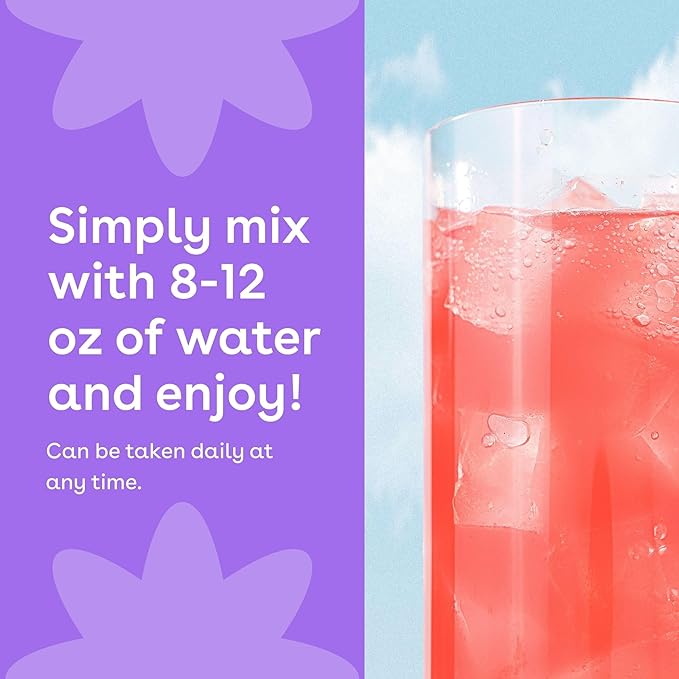 MIXHERS Prenatal + Pre + Postnatal Vitamins Drink Mix | Formulated with Vitamin A C D E &amp K | Summer Watermelon Flavor | 15 Stick Packets | 1 Pack