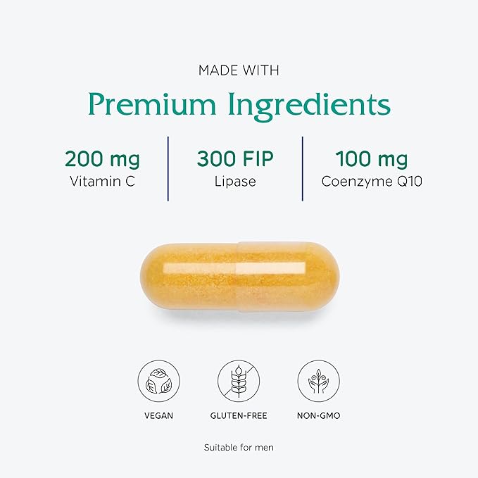 Vitanica Coq10 Extra Natural CoQ10 100mg Non-GMO Vegan 60 Capsules