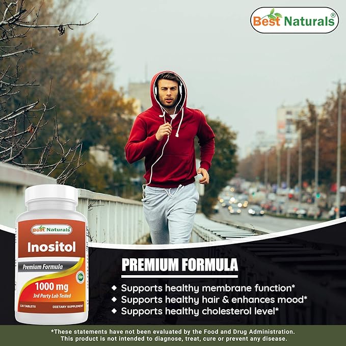 Best Naturals CoQ10 600 mg &amp Inositol 1000mg