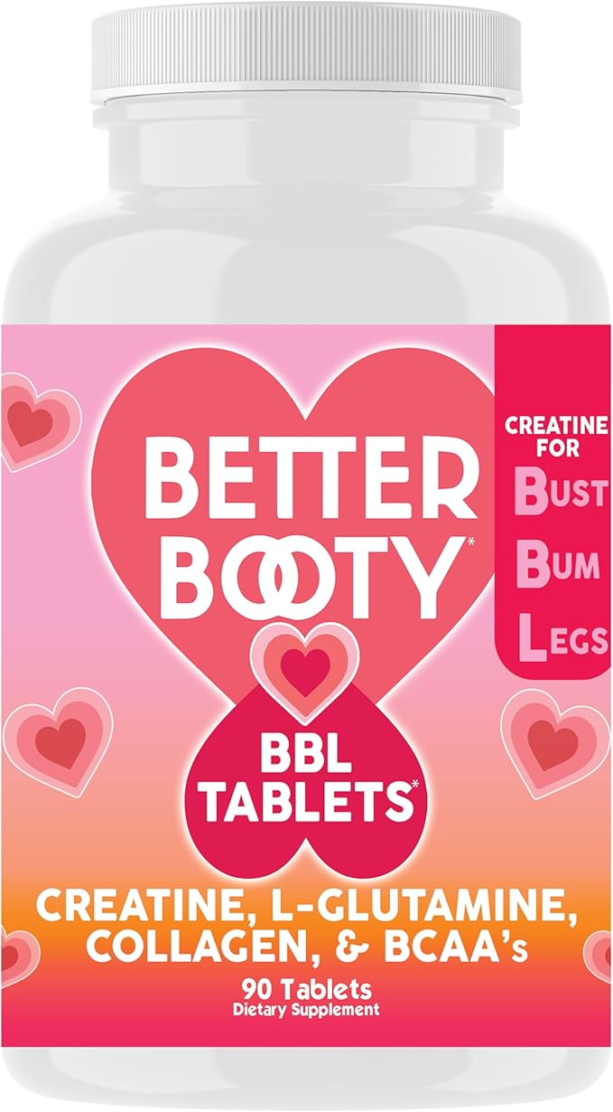 Angry Supplements Women's Creatine Monohydrate BBL Tablets 90ct and Builder Powder 125g Creatine Complex for Women Combo