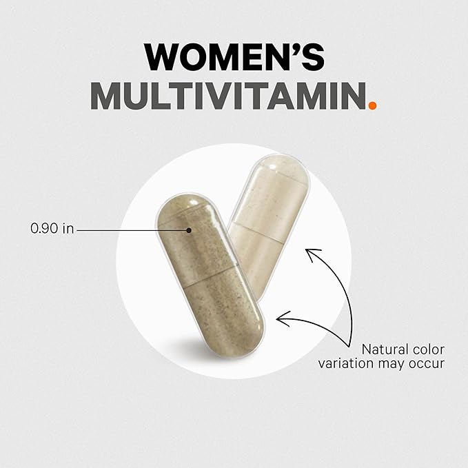Codeage Women’s Daily Multivitamin 25+ Vitamins &amp Minerals Fermented Organic Whole Foods Probiotics Supplement - Vitamin A B C D E &amp K Omega 3 Zinc – Vegan - 2 Pack