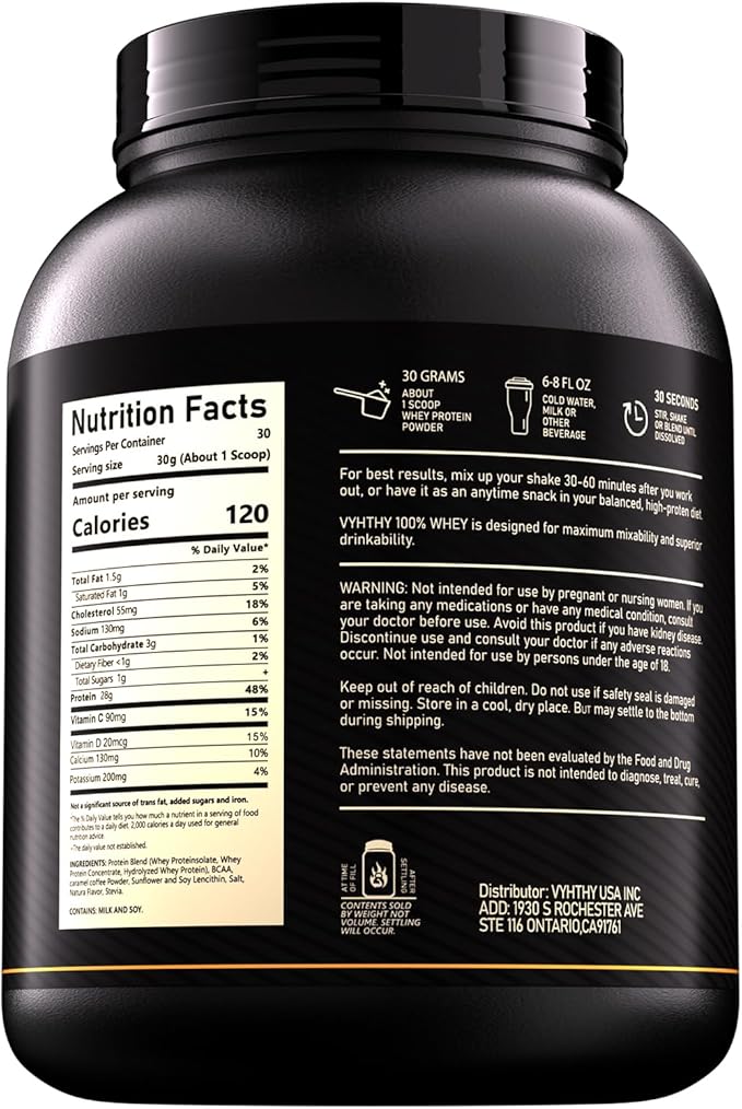Blueberry Pancakes Flavored Whey Protein Powder24g Protein per Serving Fast-Absorbing Concentrated whey Protein Low Sugar Gluten-Free Natural Flavor 2 lbs/32 oz.
