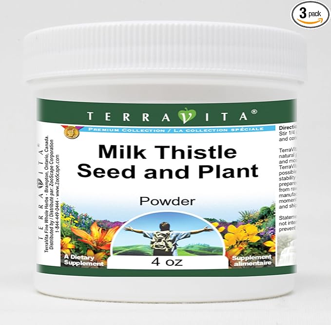 Milk Thistle Seed and Plant Powder (4 oz ZIN: 512053) - 3 Pack