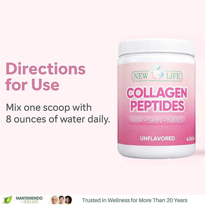 New Life Collagen Peptides Powder Joint Support 6.35 Oz