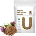 Unleash’d Organic Milk Thistle Powder 16oz – 100% Pure Rich in Silymarin &amp Antioxidants Supports Liver and Immune Health