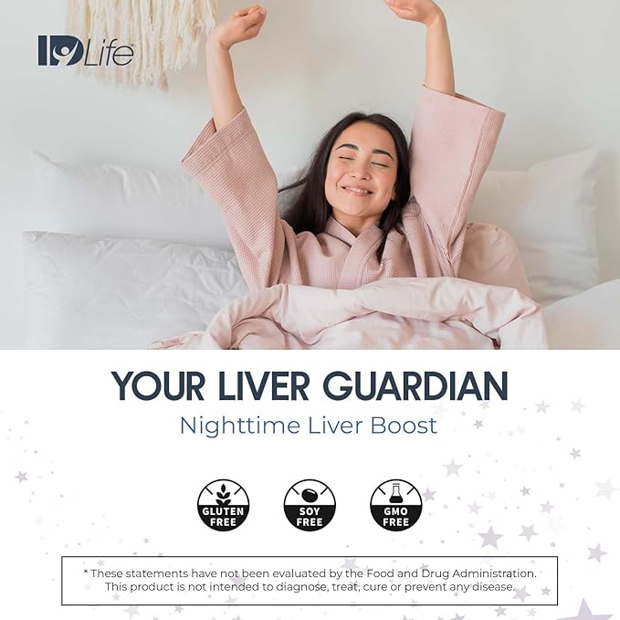 IDLife - Night Owl Defender - Milk Thistle &amp Curcuminoids for Liver Support Defense Against Daily Buildup &amp Nighttime Wellness Boost - 60 Capsules
