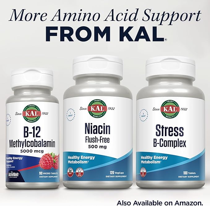 KAL Niacin Flush-Free Capsules 500 Mg 120 Count