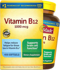 Nature_Mades Vitamin B12 1000mcg (400 Count. Value Pack) High Potency Softgels - Energy Metabolism Support