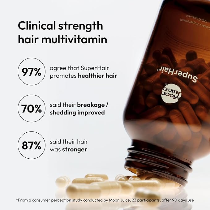 Moon Juice 1 SuperYou &amp 1 SuperHair | SuperYou Adaptogen Supplement for Calm &amp SuperHair Multivitamin Supplement for Healthier Thicker Hair | Improve Overall Hair Health