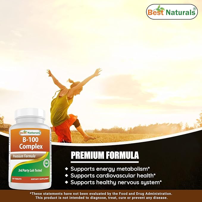 Best Naturals B-100 Complex &amp Vitamin D3 5000 IU