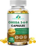 High-Potency Omega 3-6-9 100% Vegan Sourced Natural Supplement for Heart and Joint Health 2 Month Supply 120 Softgels