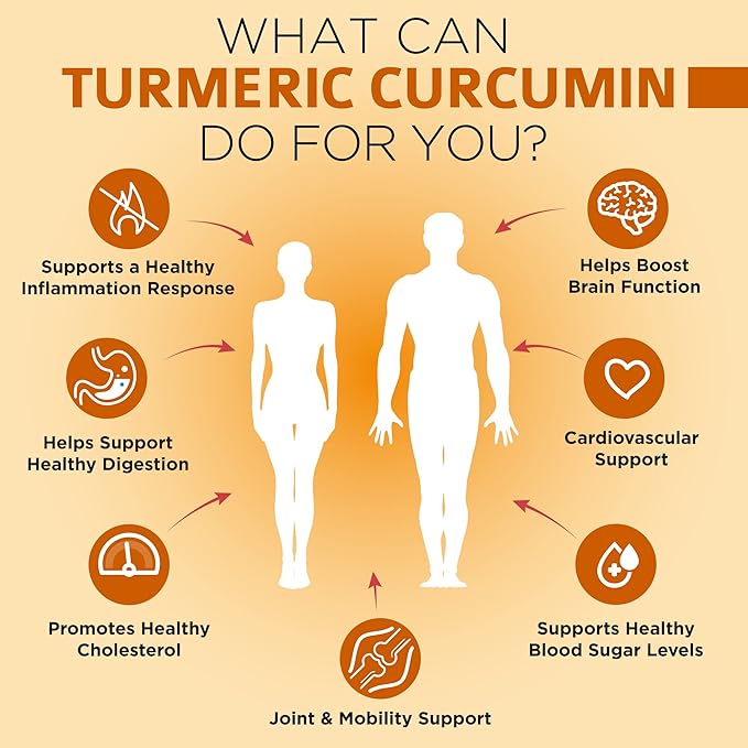 OmniBiotics Organic Turmeric Curcumin Supplement with Black Pepper Extract – 1500mg Turmeric with 95% Curcuminoids &amp BioPerine High Absorption for Joint Support – 120 Vegan Capsules