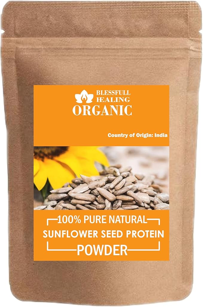 Organic 100% Pure Natural Sunflower Seed Protein Powder | 100 Gram / 3.52 oz