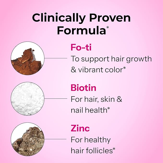 HUM Hair Strong Daily Hair Growth Gummies with Biotin Zinc Vitamin B12 to Support Growth Folic Acid &amp Vitamin B12 Gummy Vitamins for Healthy Hair Support for Women and Men 60 Gummies