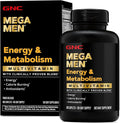 GNC Mega Men Energy &amp Metabolism Multivitamin | Antioxidants and Increased Calorie Burning | 180 Count