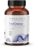 Theralogix TherOmega Omega-3 Fish Oil Supplement - Supports Heart Brain Immune &amp Joint Health* - 700 mg DHA &amp EPA from Wild Alaska Pollock - Sustainably Sourced - NSF Certified - 90 Softgels