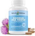 Maximum Milk Thistle Supplement for Liver Support – 720mg Silybin Phytosome (10X Absorption) – Liver Cleanse Detox &amp Repair Enzyme Health – Vegan Non-GMO Gluten Free – 90 Capsules (30-Day Suppl