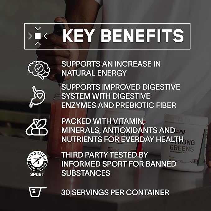 BARE PERFORMANCE NUTRITION BPN Vegan Peanut Butter Cookie Protein + Strong Reds Strawberry Bundle