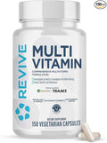 Revive MD Multi-Vitamin Supplement for Men &amp Women – Daily Multivitamin Supports Energy Immunity &amp Overall Health with Essential Vitamins NAC Zinc Magnesium &amp More (150 Capsules 30 Se