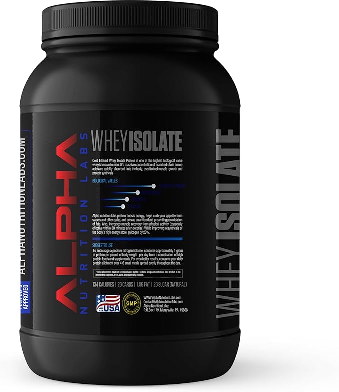 Whey Isolate Protein 2lbs - Chocolate Flavor - Supplement Dietary Fitness Edible Amino Muscle Optimum