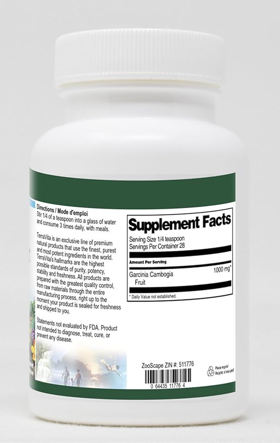 Terravita Garcinia Cambogia Fruit Powder (1 oz ZIN: 511776) - 3 Pack
