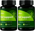 Gut Support Capsules - 15-Day Digestive Support with Psyllium Husk &amp Senna Leaf - Aids Bowel Function &amp Gut Wellness - 60 Active Capsules (2PCS)