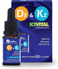 CanPrev D3 &amp K2 Drops - MCT Oil Base 15ml Liquid Vitamin Supplement 450 Drops with 250IU D3 &amp 30mcg MK-7 K2 Supports Strong Bones &amp Teeth Easy-to-Take Formula Free from Gluten Dairy
