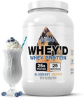 Sweat Ethic Whey'd Protein Powder 25 G Whey Protein Blend with Concentrate (30 Ounce Blue Berry Muffin)