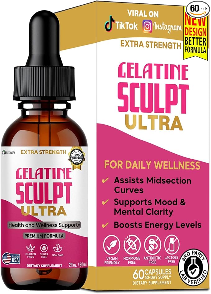 Gelatine Sculpt Ultra Health and Wellness Support 60 Servings