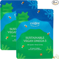 Calgee Vegan Omega 3-450mg DHA &amp EPA Fatty Acids - Sustainable Algae Oil - Plant-Based Fish Oil Alternative - Carrageenan-Free Softgels (120 Ct)
