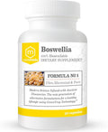 Boswellia Extract - Pure Non GMO Boswellic Infused with Curcumin and Ginger. Superior Absorption Zero Synthetic Additives - Powerful Formula Joint Knees HIPS Immune 60 Veg Capsules