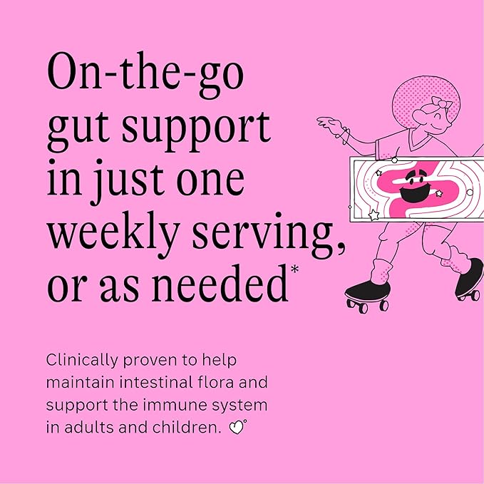 Florax - Liquid Probiotic - On-The-go Gut Support for Women Men and Children - Vegan Gluten Free Lactose Free Soy Free and Preservative Free - Raspberry Flavor - 5 Vials