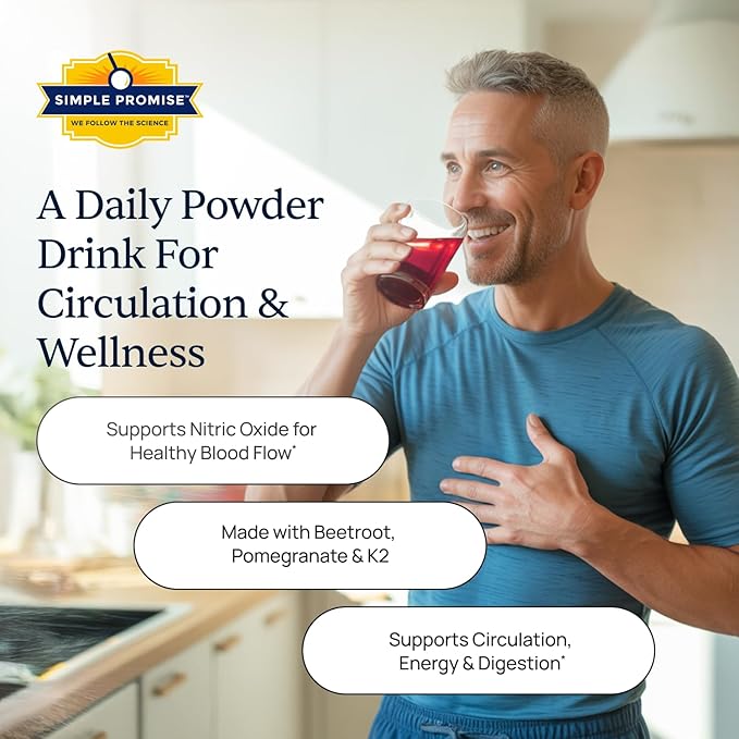 Simple Promise Heart &amp Circulation Support Bundle – Supports Cardiovascular Health Blood Flow &amp Energy – CardioClear7 &amp VenoPlus8 for Cellular Energy and Nitric Oxide Support – 30-Day Sup