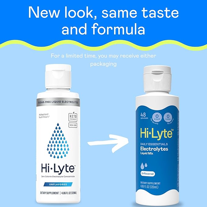 Hi-Lyte Electrolytes for Fasting Immune Support and Rapid Hydration | 48 Servings | NO Calories NO Sugar | 20%+ More Potassium Magnesium &amp Zinc