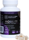 Mobility - Magnesium + Collagen Supplement with Hyaluronic Acid &amp Vitamin C | Supports Bones Joints &amp Muscles | Gluten-Free &amp Non-GMO | 60 Capsules for Men &amp Women