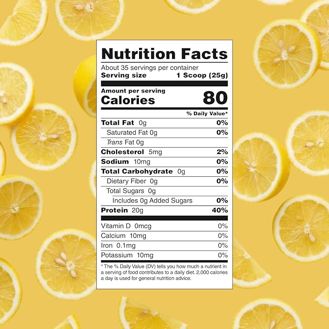 Myprotein Clear Whey Isolate Protein Powder 35 Servings (1.9lbs) Lemonade 20g Protein per Serving Naturally Flavored Drink Mix Daily Protein Intake for Superior Performance