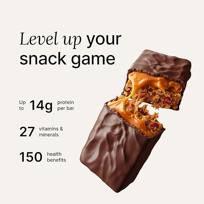 Huel Complete Nutrition Vegan Protein Bars | Variety Pack | 27 Vitamins &amp Minerals 2g Sugar Non-GMO 100% Plant Based Snack | 15 Pack