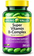 KP+ Super Vitamin B-Complex | Energy Support | 250 Tablets | Non-GMO | Gluten Free | Pack of 1