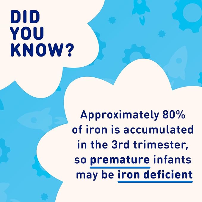 Enfamil Fer-in-Sol Iron Supplement Drops for Infants 50 mL Dropper Bottle (Pack of 2)